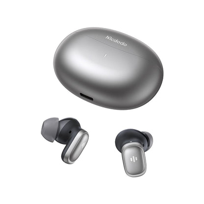 Handsfree Bluetooth McDodo HP-8221 Speak A01, TWS, ANC, Ασημί
