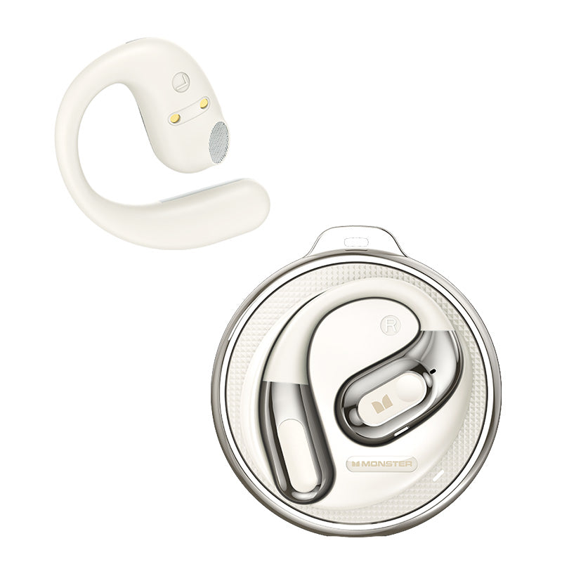 Handsfree Bluetooth Monster AC330 AI Μετάφραση, TWS, Λευκό