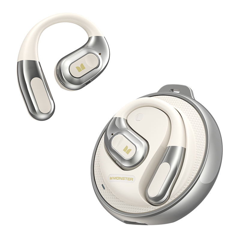 Handsfree Bluetooth Monster AC330 AI Μετάφραση, TWS, Λευκό