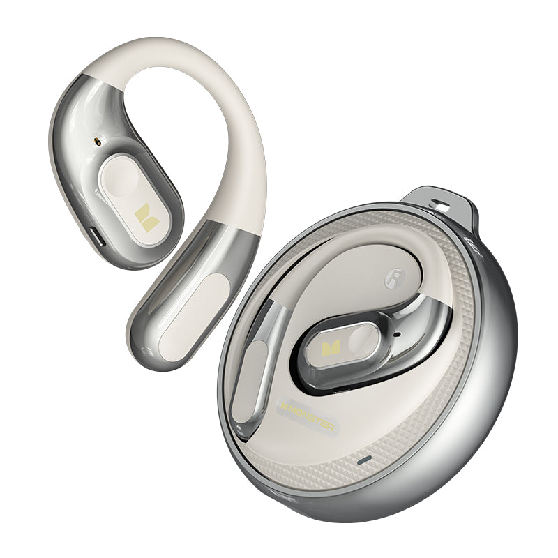 Handsfree Bluetooth Monster AC330 AI Μετάφραση, TWS, Λευκό