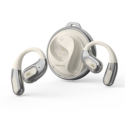 Handsfree Bluetooth Monster AC330 AI Μετάφραση, TWS, Λευκό