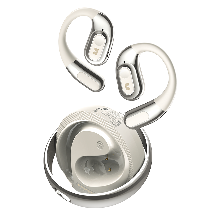 Handsfree Bluetooth Monster AC330 AI Μετάφραση, TWS, Λευκό