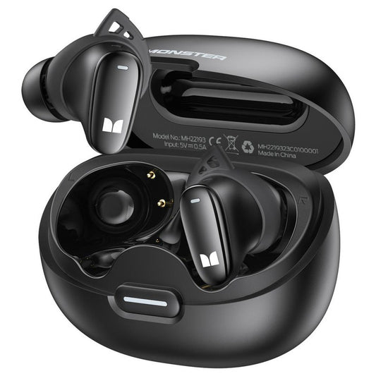 Handsfree Bluetooth Monster N-Lite 206, TWS, Μαύρο
