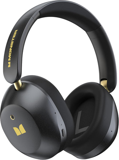 Ασύρματο ακουστικό Bluetooth Monster Persona 6th, MultiPoint, A2DP, ANC, Μαύρο