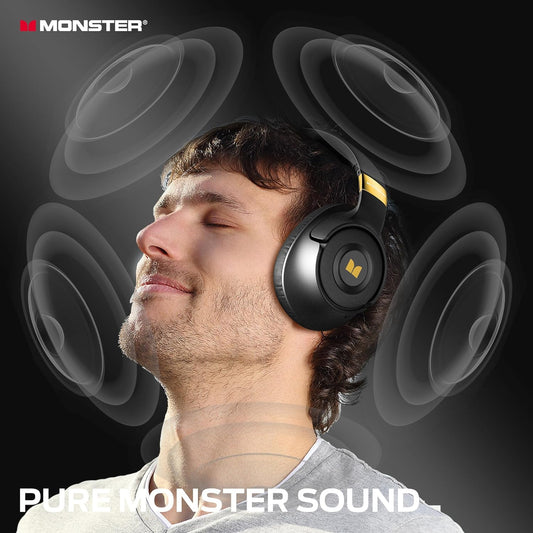 Ασύρματο ακουστικό Bluetooth Monster Persona SE, A2DP, ANC, Μαύρο