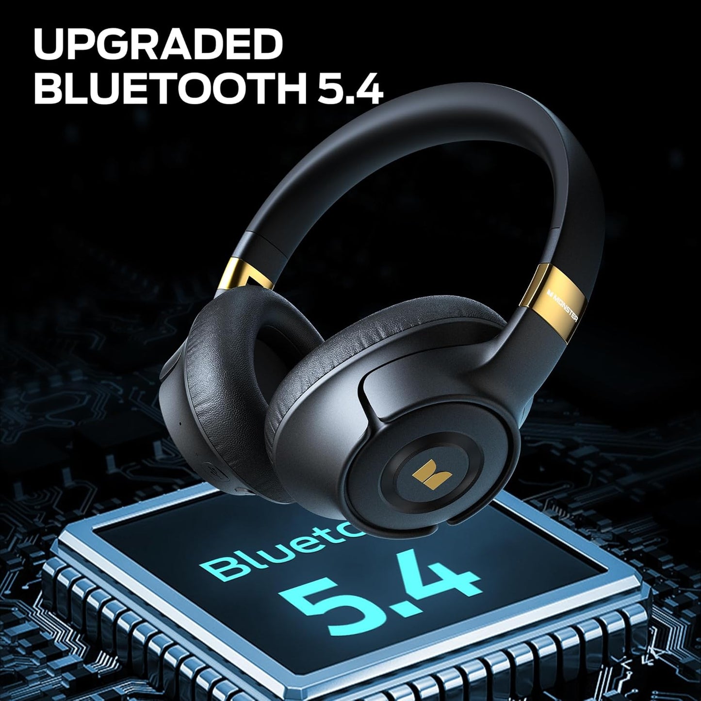 Ασύρματο ακουστικό Bluetooth Monster Persona SE, A2DP, ANC, Μαύρο