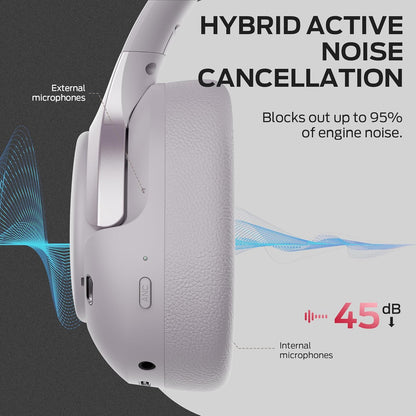 Handsfree Bluetooth Monster Persona 5th, MultiPoint, A2DP, ANC, Μωβ