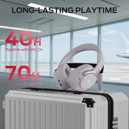 Handsfree Bluetooth Monster Persona 5th, MultiPoint, A2DP, ANC, Μωβ