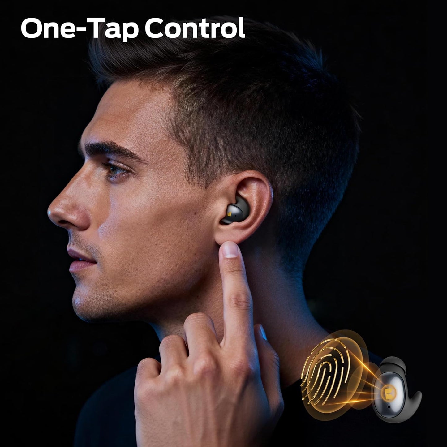 Ασύρματα ακουστικά Bluetooth Monster Sleep Ear100, TWS, Μαύρο