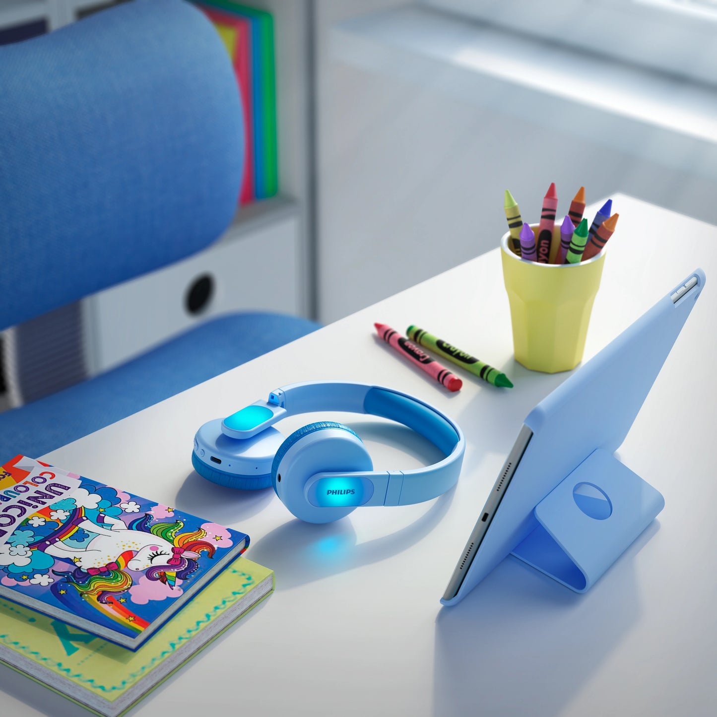 Handsfree Bluetooth Philips Kids, A2DP, Μπλε TAK4206BL/00