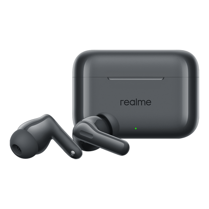 Handsfree Bluetooth Realme Buds T200, TWS, ANC, MultiPoint, Γκρι
