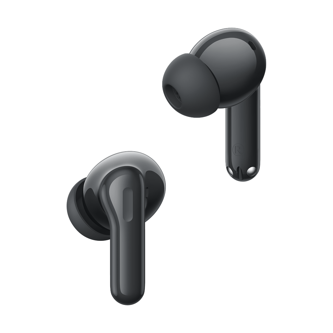 Handsfree Bluetooth Realme Buds T200, TWS, ANC, MultiPoint, Γκρι