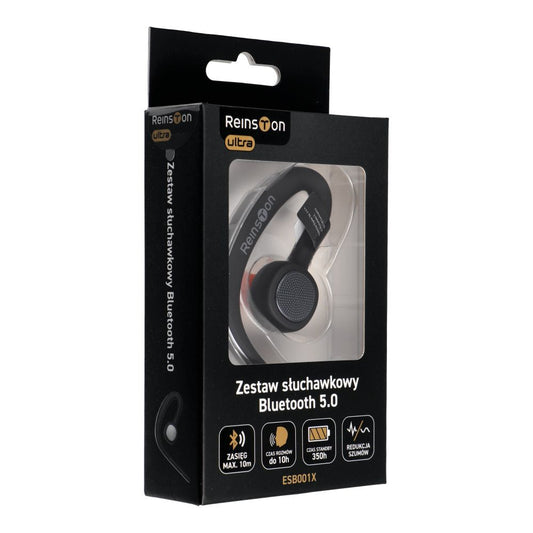 Ασύρματο Handsfree Bluetooth Reinston ESB001X, MultiPoint, A2DP, Μαύρο