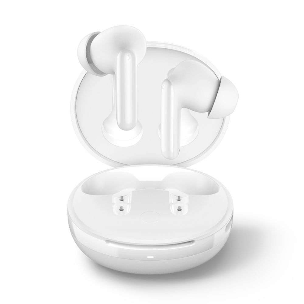 Handsfree Bluetooth Spigen SA2400, TWS, ANC, Λευκό