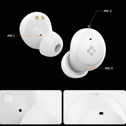Handsfree Bluetooth Spigen SA2401, TWS, ANC, Μαύρο ASD07887