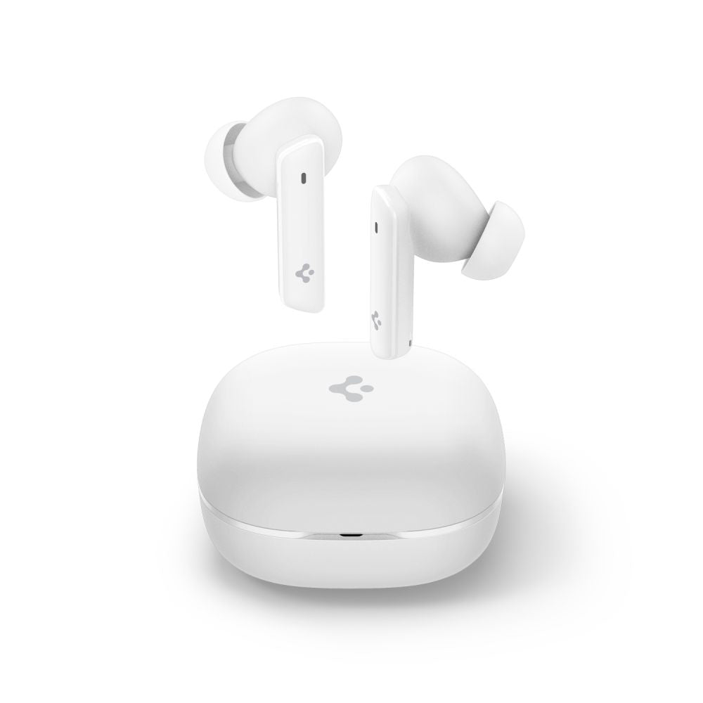 Handsfree Bluetooth Spigen SA2402, TWS, ANC, Λευκό ASD07964