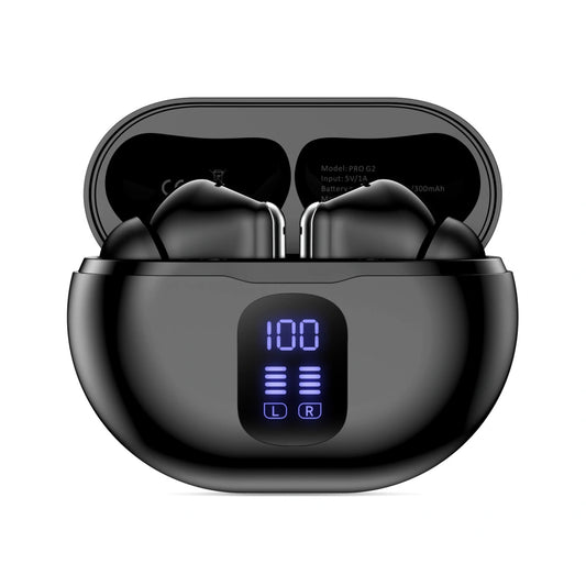 Handsfree Bluetooth Tech-Protect Ultraboost Pro G2, TWS, Μαύρο