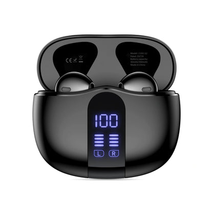 Ασύρματο ακουστικό Bluetooth Tech-Protect Ultraboost Core G2, TWS, Μαύρο