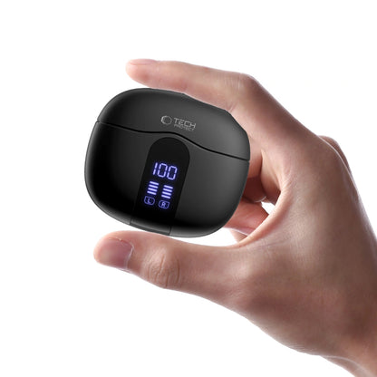 Ασύρματο ακουστικό Bluetooth Tech-Protect Ultraboost Core G2, TWS, Μαύρο