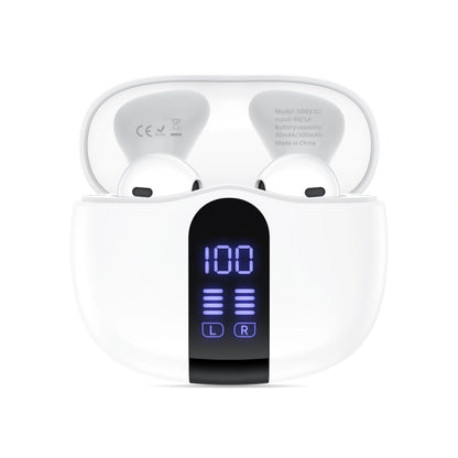 Ασύρματο ακουστικό Bluetooth Tech-Protect Ultraboost Core G2, TWS, Λευκό