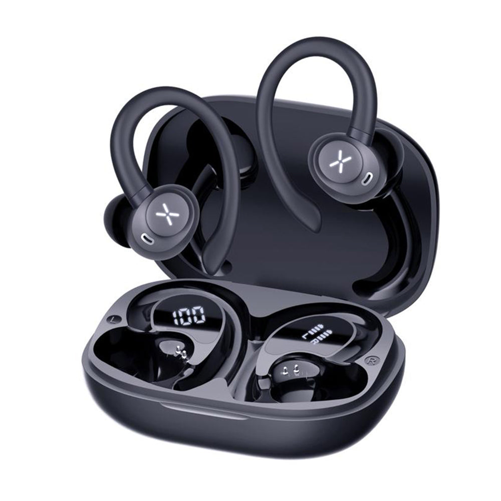 Handsfree Bluetooth Techsuit CW4 AirTune, TWS, Μαύρο