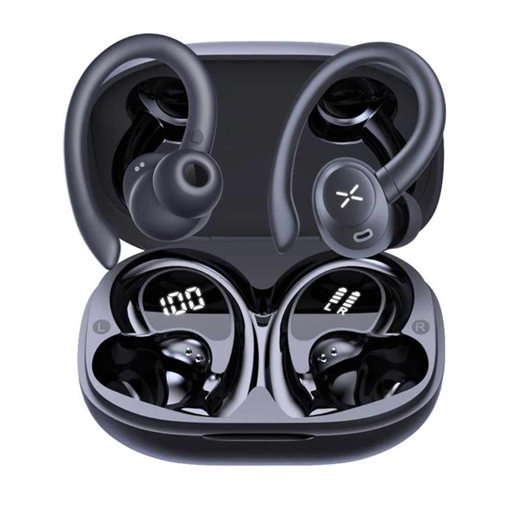 Handsfree Bluetooth Techsuit CW4 AirTune, TWS, Μαύρο