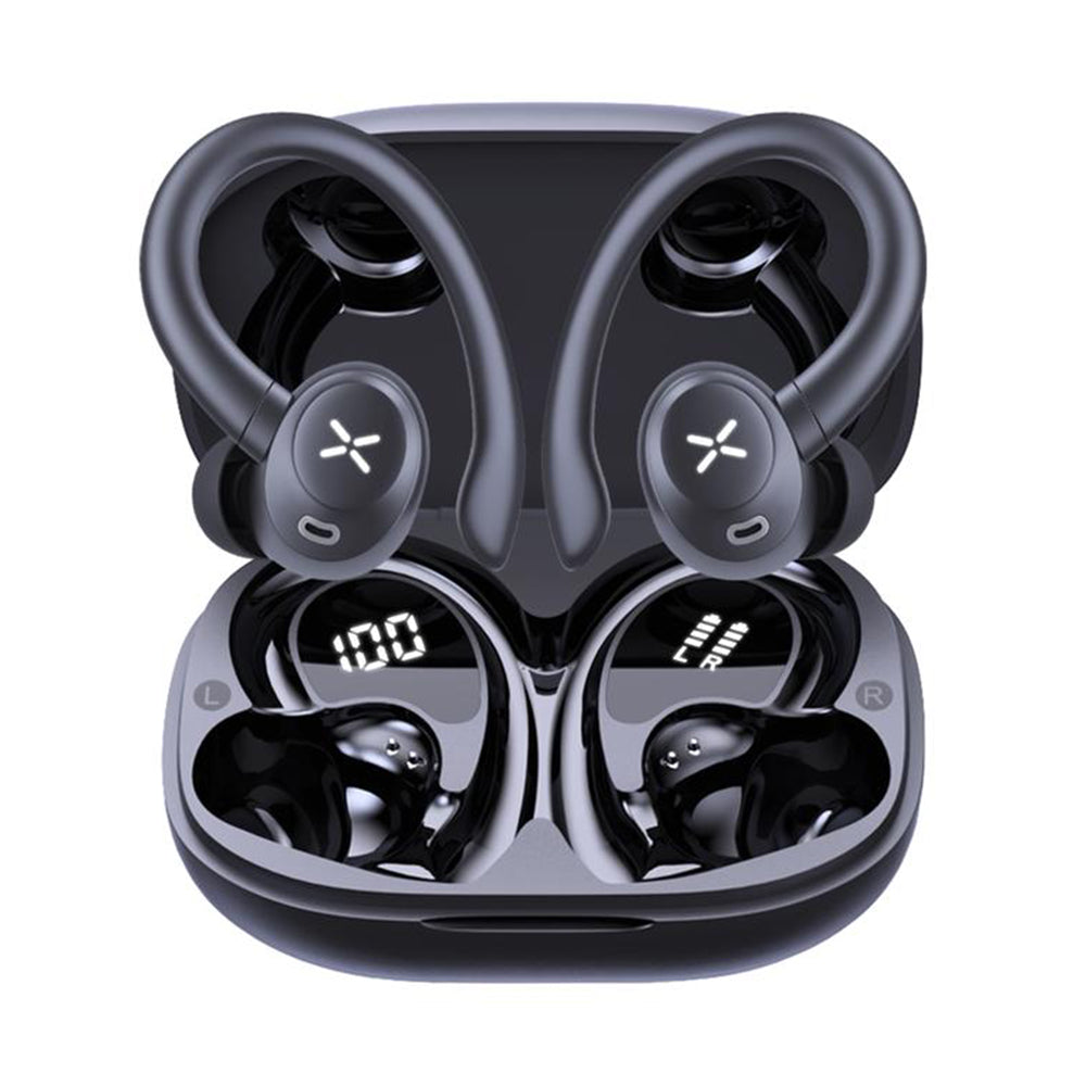 Handsfree Bluetooth Techsuit CW4 AirTune, TWS, Μαύρο