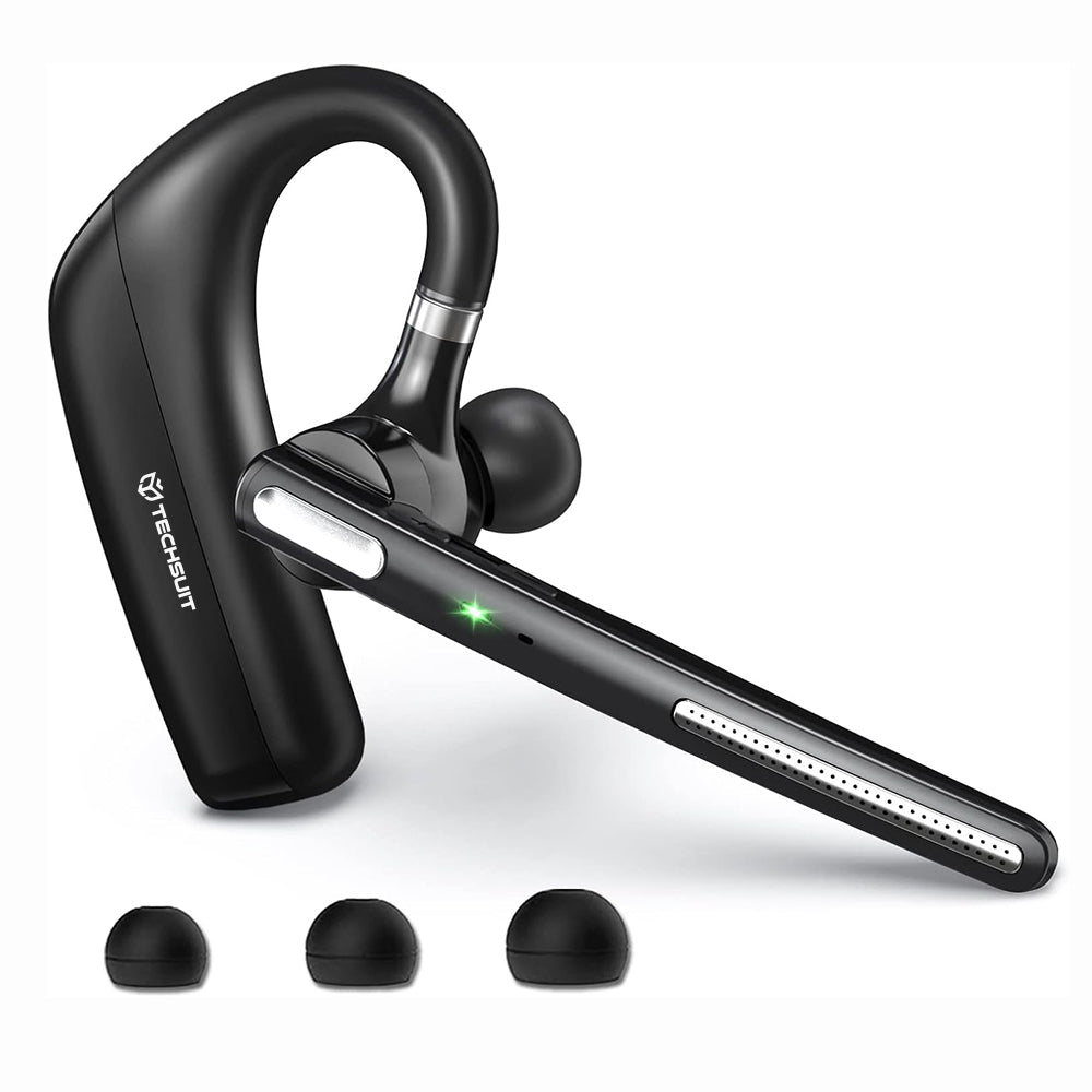 Handsfree Bluetooth Techsuit PowerTalks G6, MultiPoint, A2DP, Μαύρο