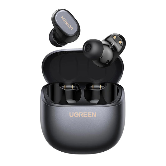Ασύρματα ακουστικά Bluetooth UGREEN Dots (75628), TWS, MultiPoint, Μαύρο