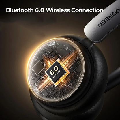 Handsfree Bluetooth UGREEN HiTune Studio Plus HP207, A2DP, ANC, Ασημί