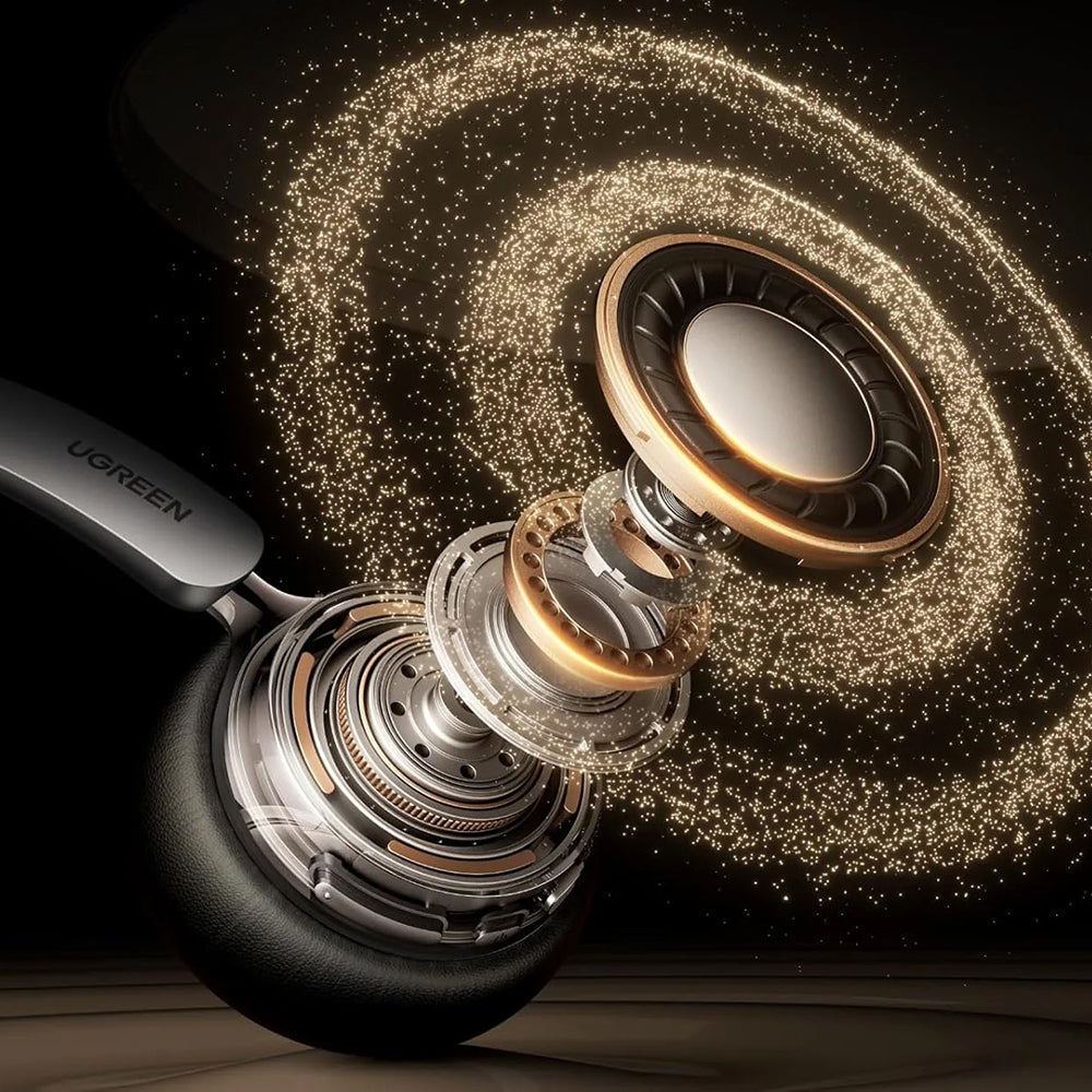 Handsfree Bluetooth UGREEN HiTune Studio Plus HP207, A2DP, ANC, Ασημί