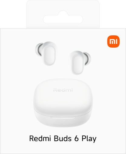 Bluetooth handsfree Xiaomi Redmi Buds 6 Play, TWS, ANC, λευκό BHR8773GL 