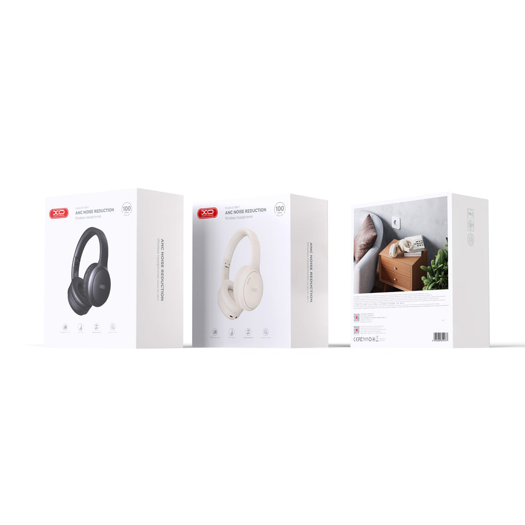 Bluetooth handsfree XO Design BE41, A2DP, ANC, μαύρο 