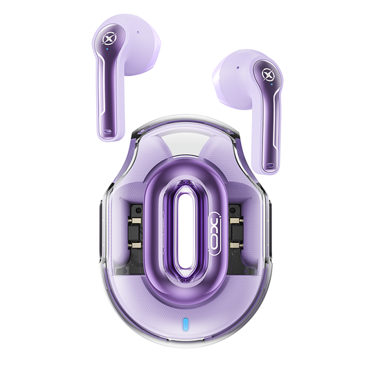 Ασύρματο ακουστικό Bluetooth XO Design X43, TWS, Μωβ