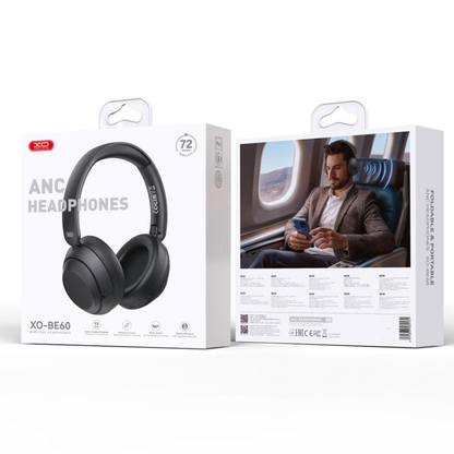 Ασύρματο Bluetooth Handsfree XO Design BE60, A2DP, ANC, Μαύρο