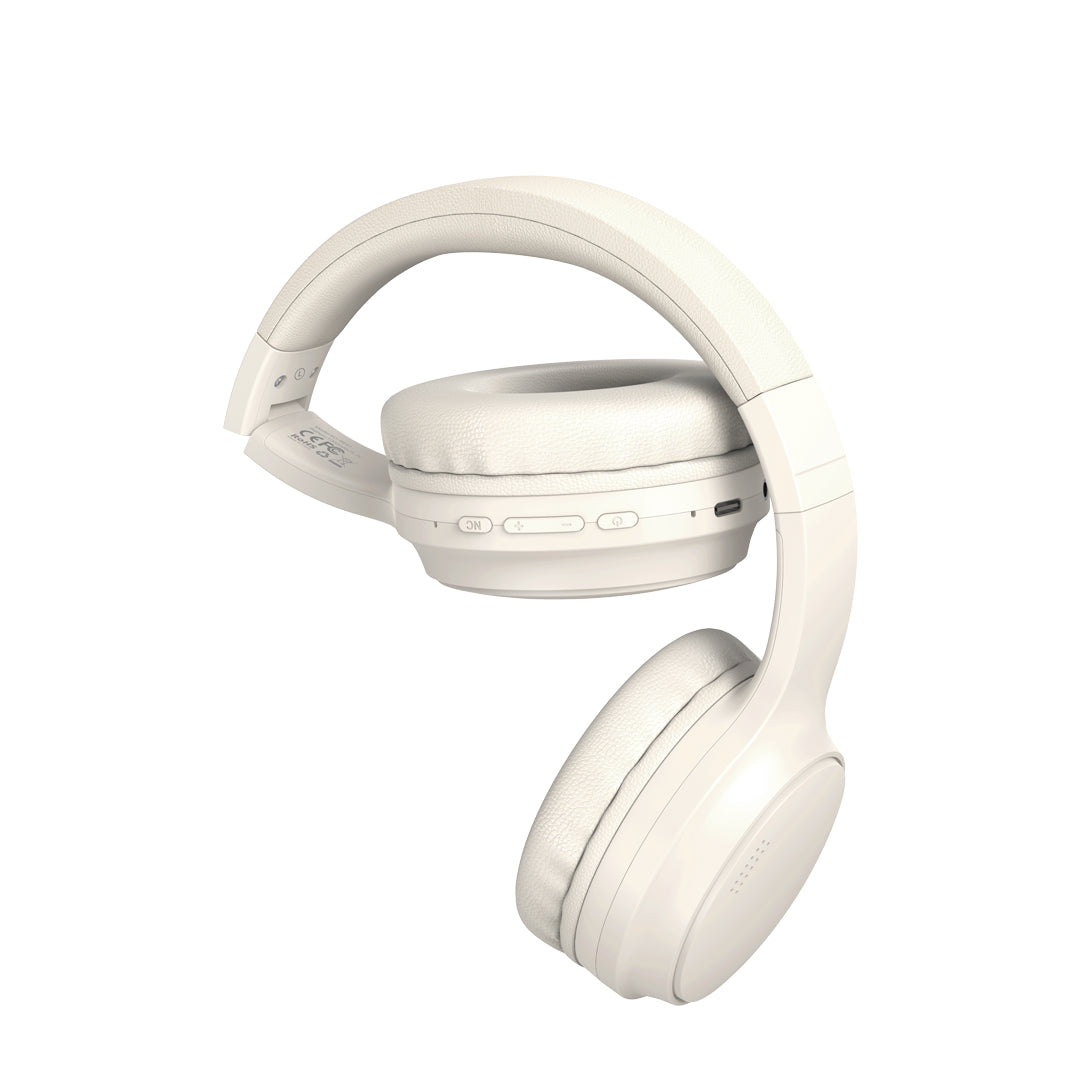 Bluetooth handsfree XO Design BE41, A2DP, ANC, λευκό 