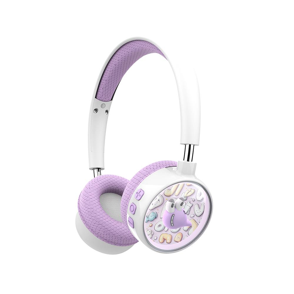 Handsfree Bluetooth XO Design BE57 Cartoon Kids, A2DP, Μωβ
