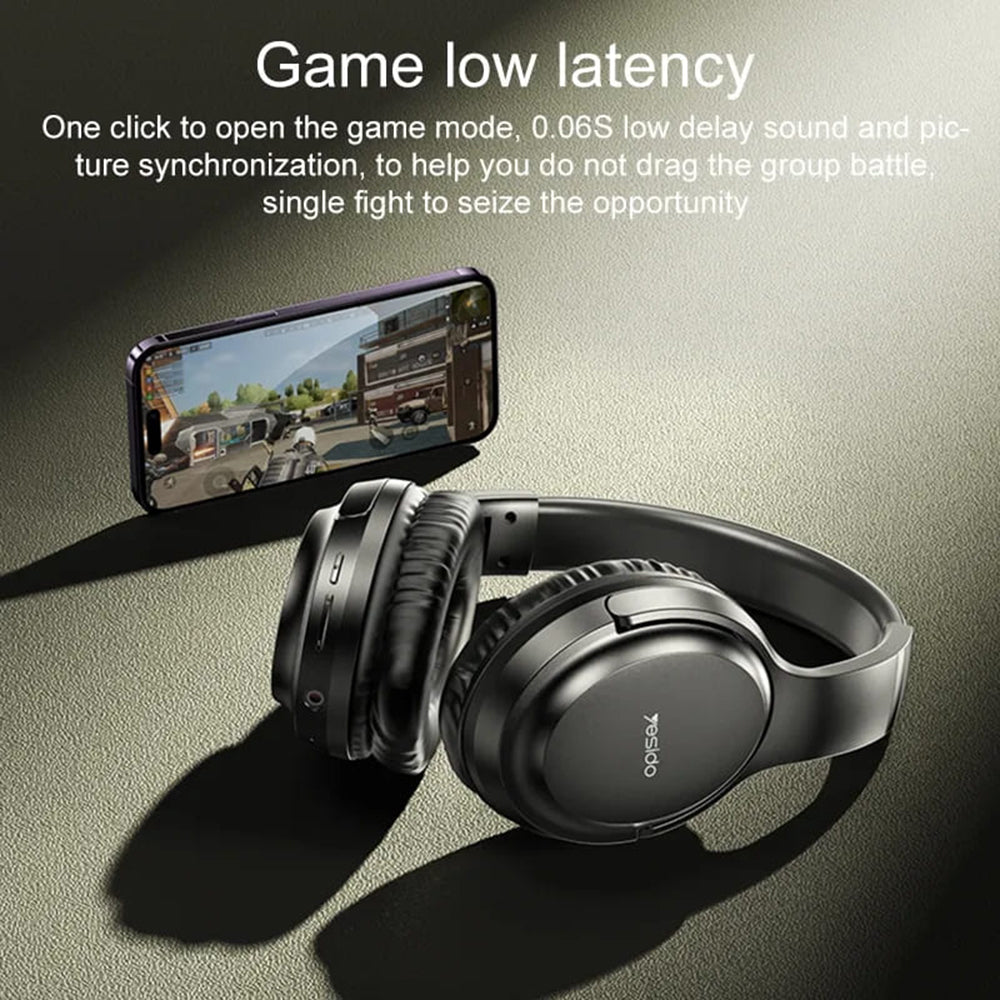 Handsfree Bluetooth Yesido EP04, A2DP, Μαύρο