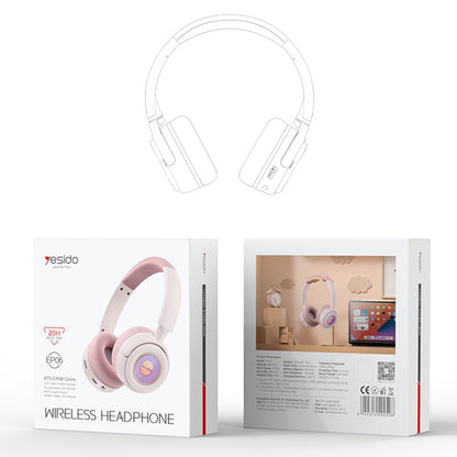 Handsfree Bluetooth Yesido EP06 Kids, A2DP, Μαύρο