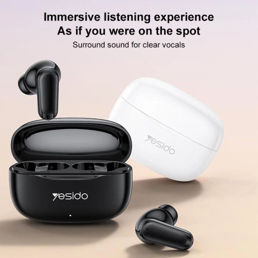 Handsfree Bluetooth Yesido TWS38, TWS, Μαύρο