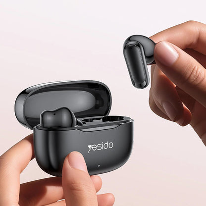 Handsfree Bluetooth Yesido TWS38, TWS, Μαύρο