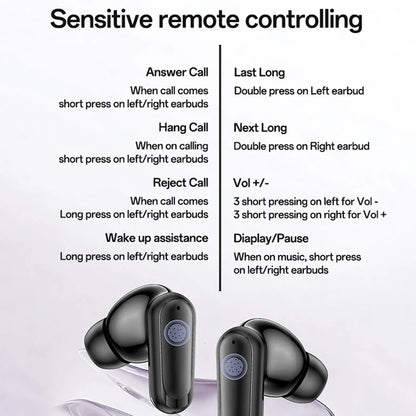 Handsfree Bluetooth Yesido TWS38, TWS, Μαύρο