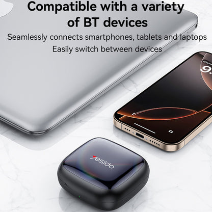 Handsfree Bluetooth Yesido YSP24, TWS, Μαύρο