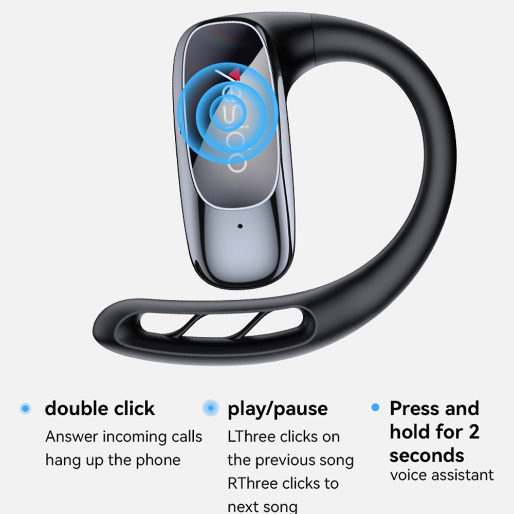 Handsfree Bluetooth Yesido YSP24, TWS, Μαύρο