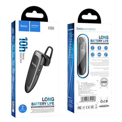 Ασύρματο ακουστικό Bluetooth HOCO E60 Brightness, A2DP, Μαύρο