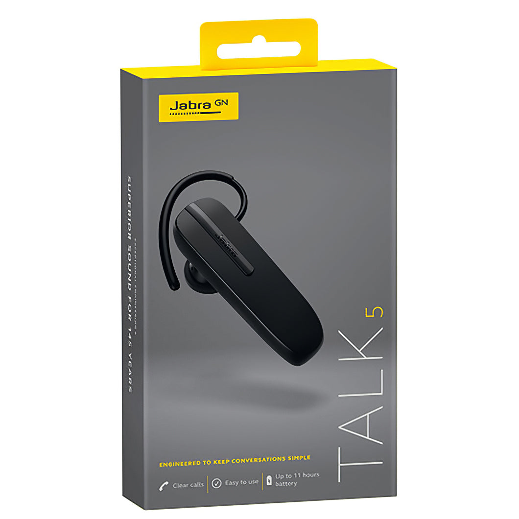 Bluetooth handsfree Jabra TALK 5, πολλαπλών σημείων, μαύρο 100-92046900-60