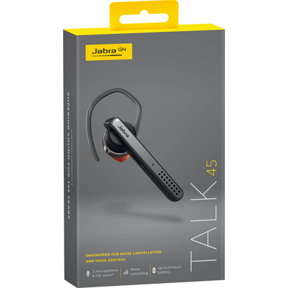 Bluetooth handsfree Jabra Talk 45, A2DP, ασημί