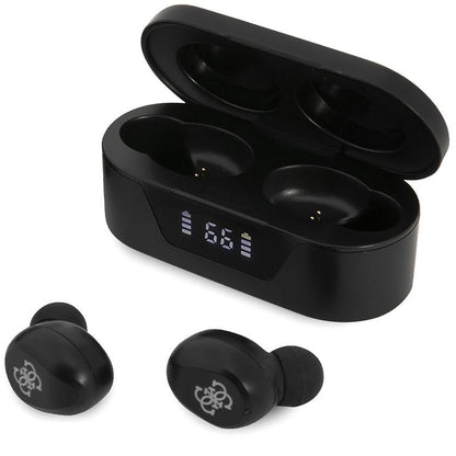 Handsfree Bluetooth Guess Classic Logo, TWS, Μαύρο