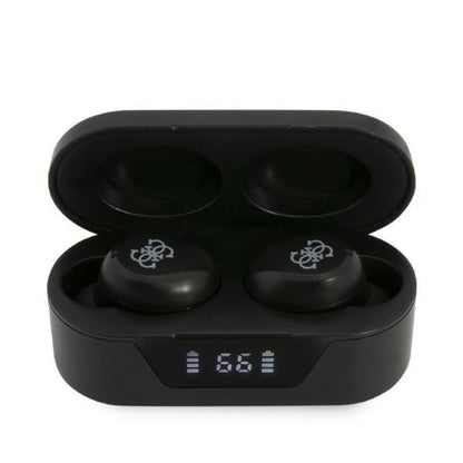 Handsfree Bluetooth Guess Classic Logo, TWS, Μαύρο