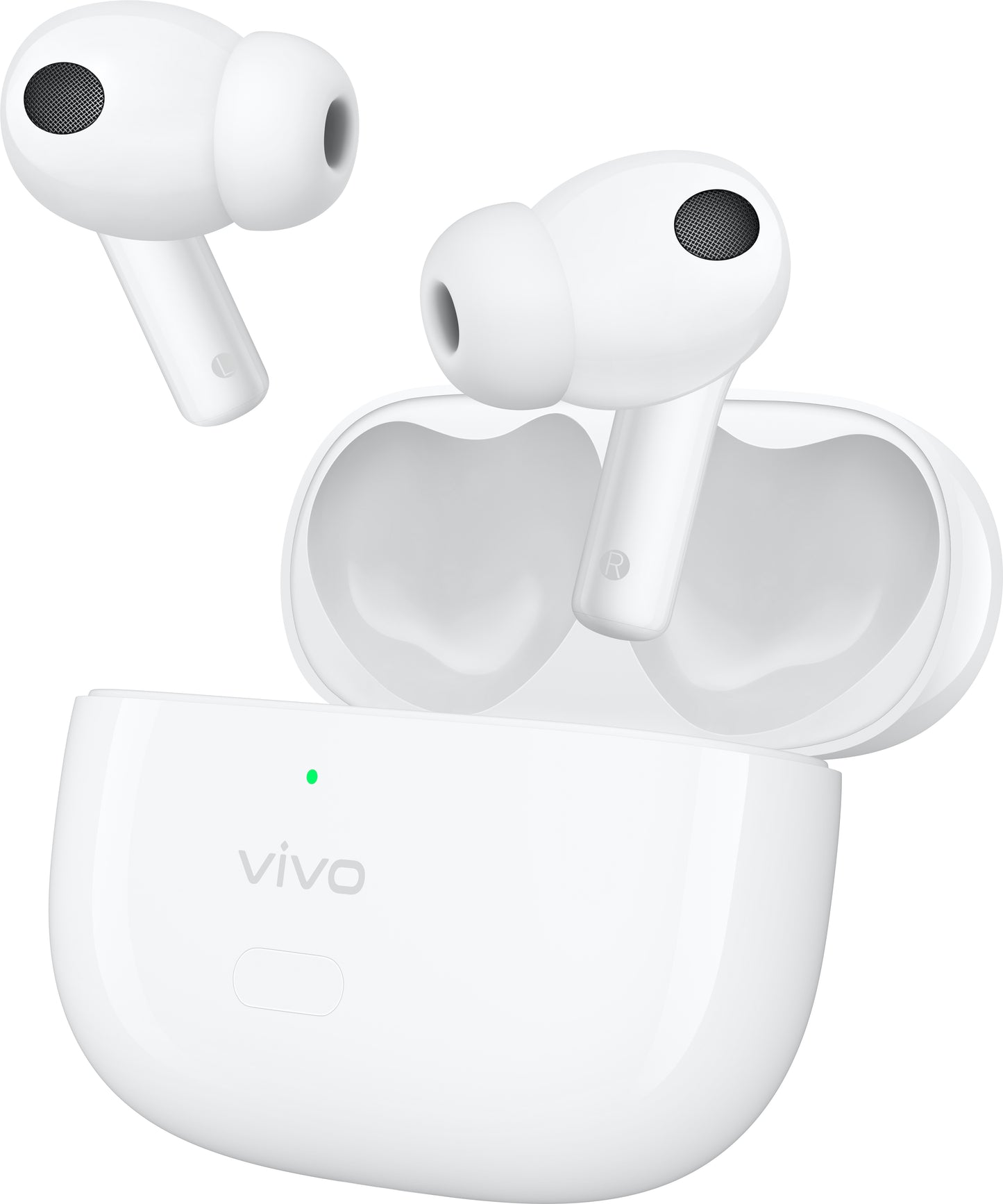 Handsfree Bluetooth vivo 2e, TWS, MultiPoint, Λευκό 6020135